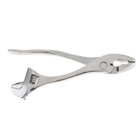 4 i 1 Multifunktionel Glideled Tang Justerbar Skruenøgle Skruetrækker Værktøjssæt