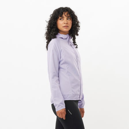 Salomon - Giacche Cross Wind Jkt W - Cosmic SKY