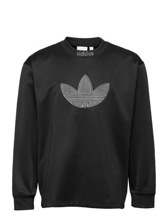 Sprt Logo Crewneck Sweatshirt Black Adidas Originals