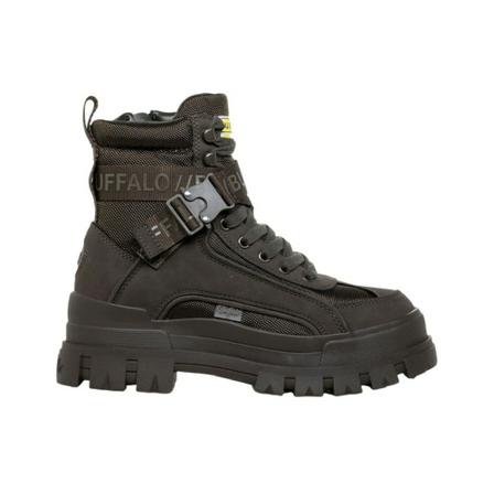 Buffalo, Lace-up Boots Groen, Dames, Maat:40 EU