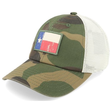 American Needle - Camo trucker Cap - Texas Ballpark Mesh Ivory/Camo Trucker @ Hatstore