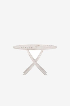 Venture Home - Kenya pyöreä ruokapöytä - Valkoinen - Ruokapöydät - - Homeroom