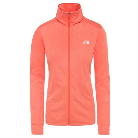 The North Face Women's Quest Full Zip Midlayer Women Mid layer tops Orange L