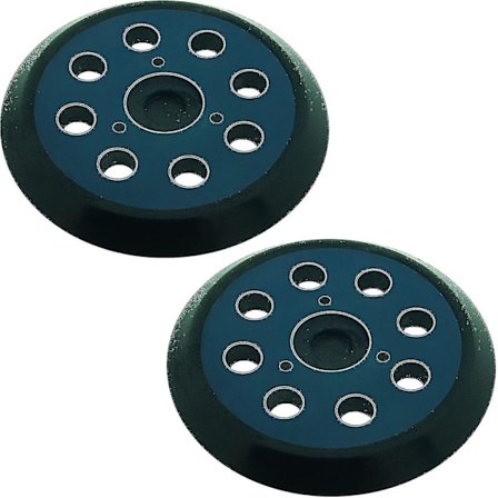 2-pakke 2 x 8-hulls 125 mm slipeskive for orbital slipemaskin, kompatibel med Makita M9204 Bo5030 Bo5031 Dbo180z Bo8041 Dbo180rmj Bo5041 Bo50111 