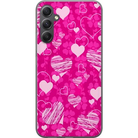 Kompatibelt Mobilskal till Samsung Samsung Galaxy A05s PopHjärtMönster