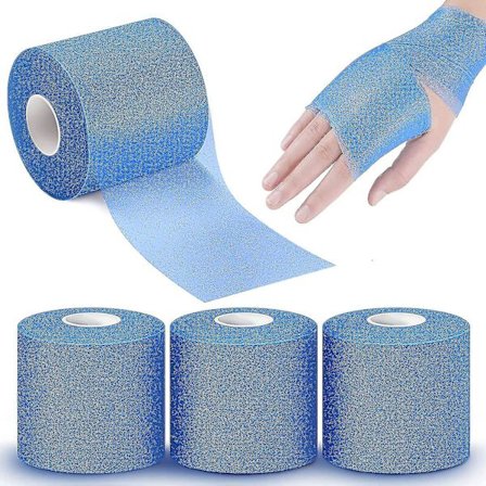 3 stk Athletic Pre Wrap Tape for Sports Pre-wrap Athletic Tape 2,75 tommer med 30 meter