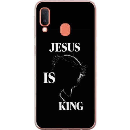 Kompatibel Mobilcover til Samsung Galaxy A20e Farverige kawaii-figurer stakket lodret på en lilla baggrund med bløde former og en legende sød føle