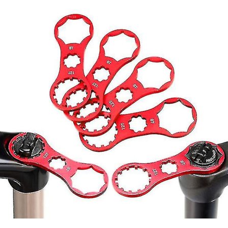 4 stk. cykel forgaffel aftrækker hætte cykel forgaffel aftrækker værktøj forgaffel aftrækker nøgle cykel demontering reparationsværktøj