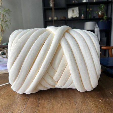 1 kg Håndlavet Strikket Tråd Tæppemåtte Kæmpegarn Fløjl Tyk