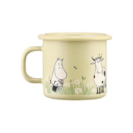 Mummi Emaljekrus "I Hagen" 2,5dl