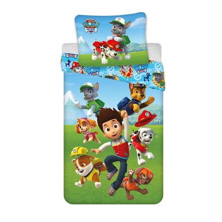 Paw Patrol sängkläder set 140x200 cm, 70x90 cm