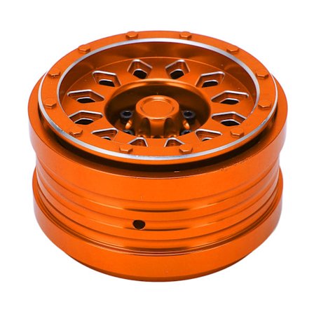 RC Hjulnav 2.9 tommer Aluminium Metall Hjulnav for Jeep JLU Wrangler 1/6 RC Crawler Bil Oransje