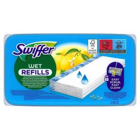 Swiffer Wet 10ct Citrus 10 stk, Tøj & Bolig, Husholdning, Rengøring