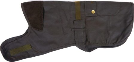 Barbour 2 in 1 Wax Dog Coat Olive/Brown