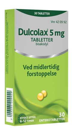 Dulcolax 5 mg tabletter 30 stk