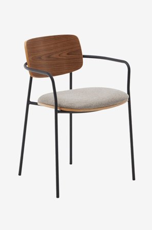 Kave Home - Spisebordsstol Maureen, 4-pak - Brun - Stole - Fra Homeroom