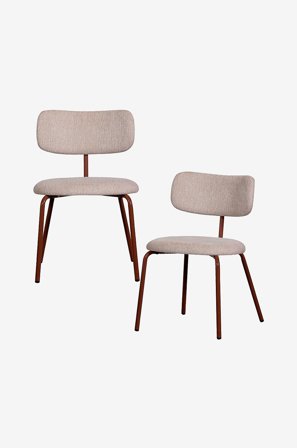 WOOOD - Travis spisestol - sett med 2 - Beige - Stoler - Fra Homeroom