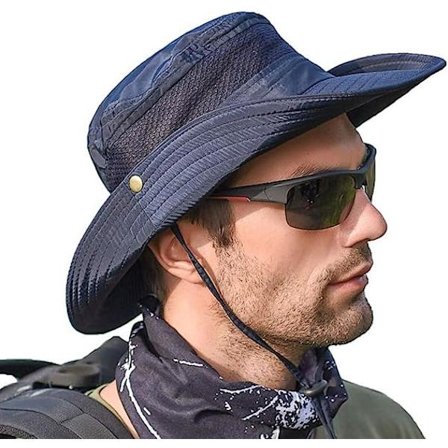 Solhat Mænd Kvinder Udendørs Anti UV Spand Hat Safari Rejse Cap