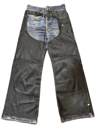 Acne Studios jeans med skinnpaneler