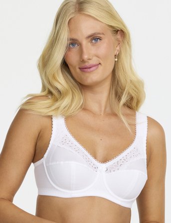 Damella of Sweden Wired Bra Mira - White - C x 85