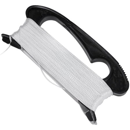 100M Drage Line Snor med Vindebræt Udendørs Sportsredskab (Sort)