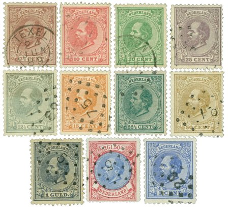 Holland 1872 - NVPH 19-29 - Stemplet