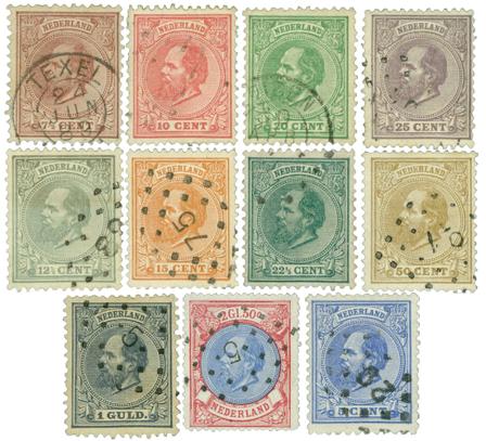 Holland 1872 - NVPH 19-29 - Stemplet