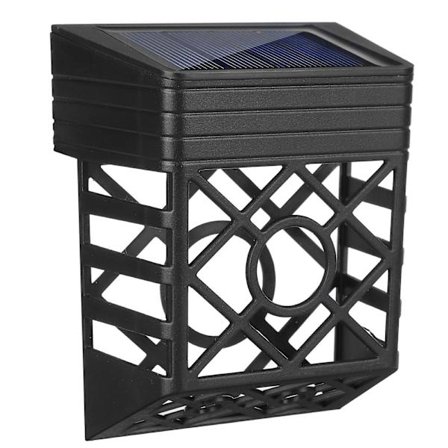 Trädgårds LED staketlampa Trädgårds staket ihålig lampa Dekorativa atmosfärer Lampa Vägglampa