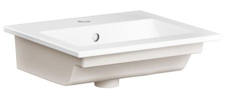 Gustavsberg Graphic Pesuallas matala, Graphic-sarjalle 45 cm, Kylpyhuone