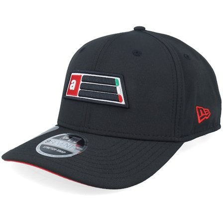 New Era - Motor Sort adjustable Kasket - Aprilia Patch 9SEVENTY Black Adjustable @ Hatstore