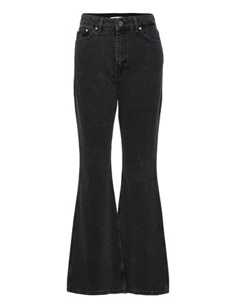 Denagz Hw Flared Jeans Black Gestuz