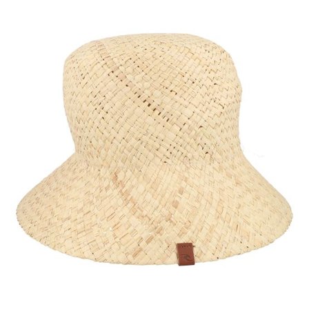 Rip Curl - Beige bucket Hatt - Premium Naosral Bucket Straw Hat @ Hatstore