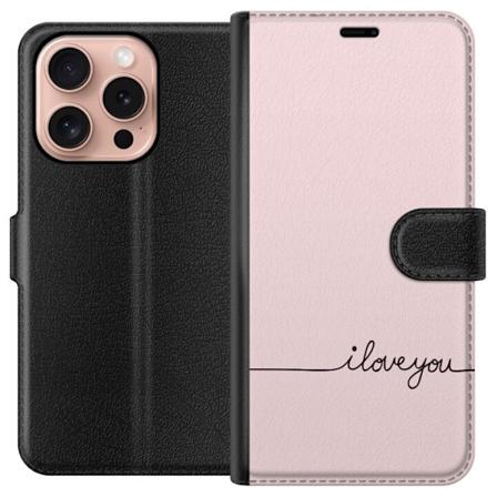 Apple iPhone 16 Pro Lompakkokotelo Rakastan Sinua