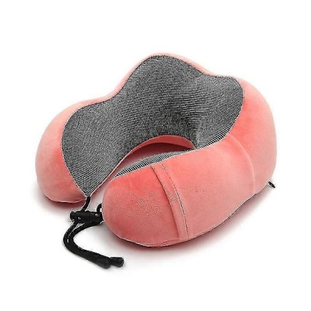 U-formad Nackkudde i Memory Foam Mjuk Resekudde Cervikal Flygplanskudde