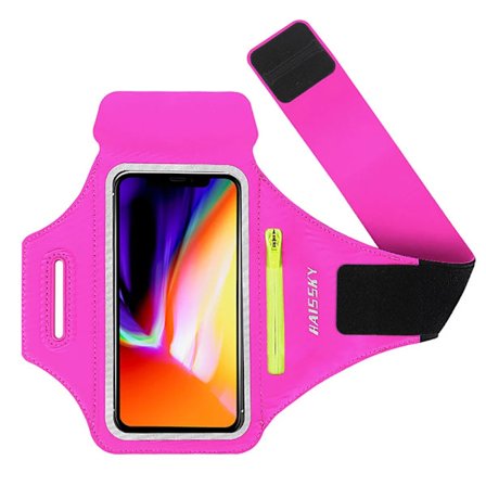 Löpning Sport Armband Dragkedjeväska För AirPods Pro iPhone 16 15 14 13 12 11 Pro Max Samsung S24 Ultra Mobiltelefonfodral Hållare Armband