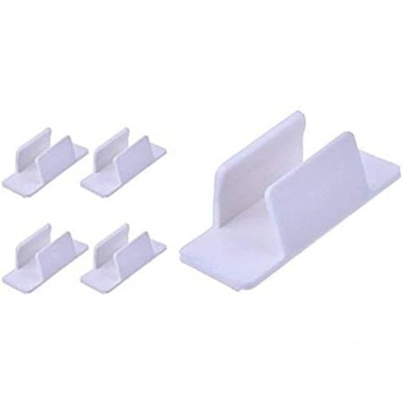 Selvklæbende Penneholder Clips - Bord Skrivebord Kontor Arbejde Computer Hjem Memo Køleskab Opslagstavle 20 penneclips