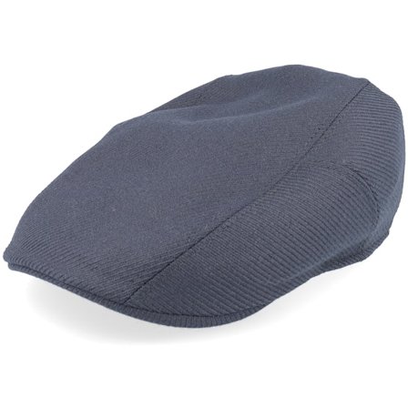 Stetson - Grijs flatcap Cap - Ivy Cap Wool Twill Charcoal Flat Cap @ Hatstore
