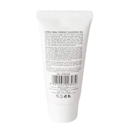 Återfuktande ansiktstvätt, ansiktsrengöring, snigelslem gelrengöring för torr hud