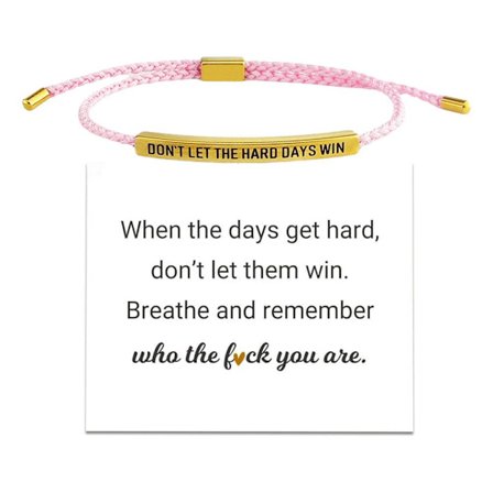 Lad ikke de hårde dage vinde - Motiverende rørarmbånd U9V4 - M5N7 Q1X1