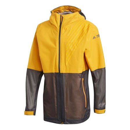 Adidas Men's Terrex 3L Zupahike Jacket Men rain jackets Yellow M
