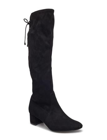 Woms Boots Höga Stövlar Svart Tamaris