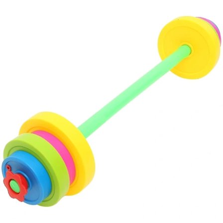 1 sett/11 stk Praktisk vektstang for barn Kroppsbyggende treningsutstyr Trening armmuskler Fitness for barn Gym Hjem (lang modell)_max