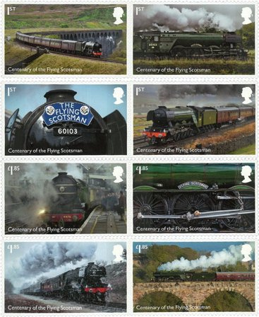 England 2023 - Flying Scotsman - Postfrisk sæt 8v