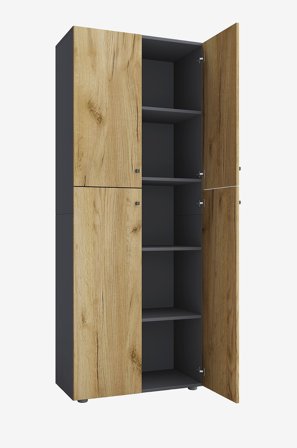 VCM - Kontorsskåp Lona Xxl med gångjärnsdörrar - Flerfärgad - Hyllor & förvaring - Från Homeroom