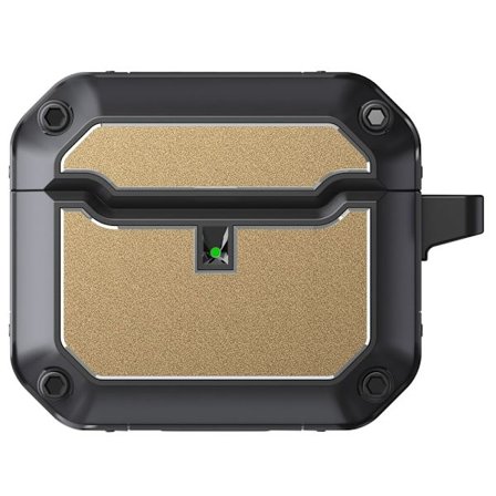 Apple AirPods 3 skyddsfodral + nyckelring - Guld