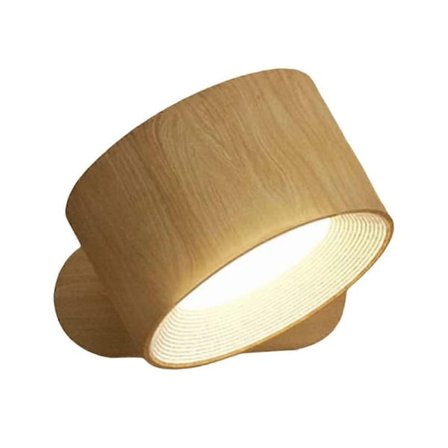 360 Graders Roterande Vägglampa LED Sänglampa Läslampa C