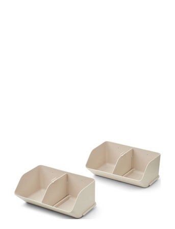 Liewood Rosemary Desktop Organizer M 2-Pack - Cream - ONE SIZE