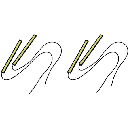 4 x 12V LED-list Dagsljus DRL Dimljus Bilkörningsljus