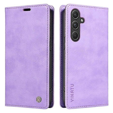 YIKATU YK-006 Fodral för Samsung Galaxy A55 5G Magnetisk Stängning PU Läder+TPU Plånboksställ