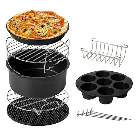 Air Fryer Tillbehör 7 tum För Gowise Phillips Cozyna Och, passar Alla Airfryer Elektrisk Fritös 5.3qt T